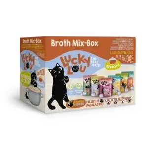 Lucky Lou Extra Food Broth-Mix-Box 12 x 70g Pouch