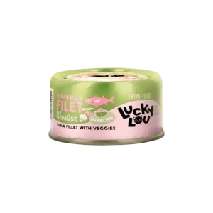 Lucky Lou Extra Food Thunfisch mit Gemüse in Sud 70g Dose