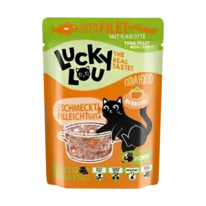 Lucky Lou Extra Food Thunfisch mit Karotte in Sud 70g Pouch