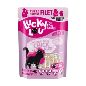 Lucky Lou Extrafood Hühnerfilet in Gelee 70g Pouch