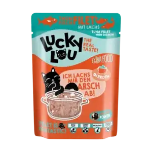 Lucky Lou Extrafood Thunfisch & Lachs in Sud 70g Pouch