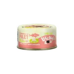 Lucky Lou Extrafood Thunfisch & Shrimps in Gelee 70g Dose