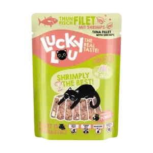 Lucky Lou Extrafood Thunfisch & Shrimps in Gelee 70g Pouch