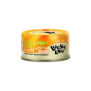 Lucky Lou Extrafood Thunfisch mit Karotte in Sud 70g Dose