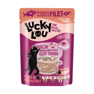 Lucky Lou Extrafood Thunfischfilet in Sud 70g Pouch