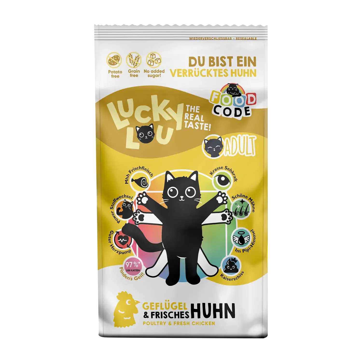 Lucky Lou Food Code Lifestage Adult Geflügel & Huhn