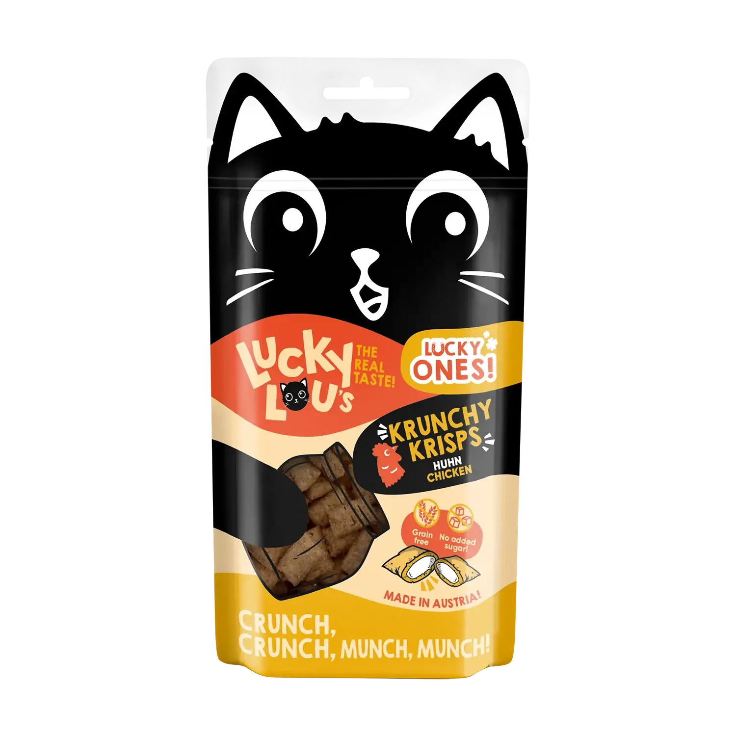 Lucky Lou Krunchy Krisps Huhn 60g