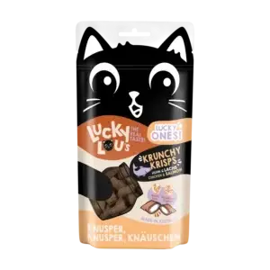 Lucky Lou Krunchy Krisps Huhn & Lachs 60g