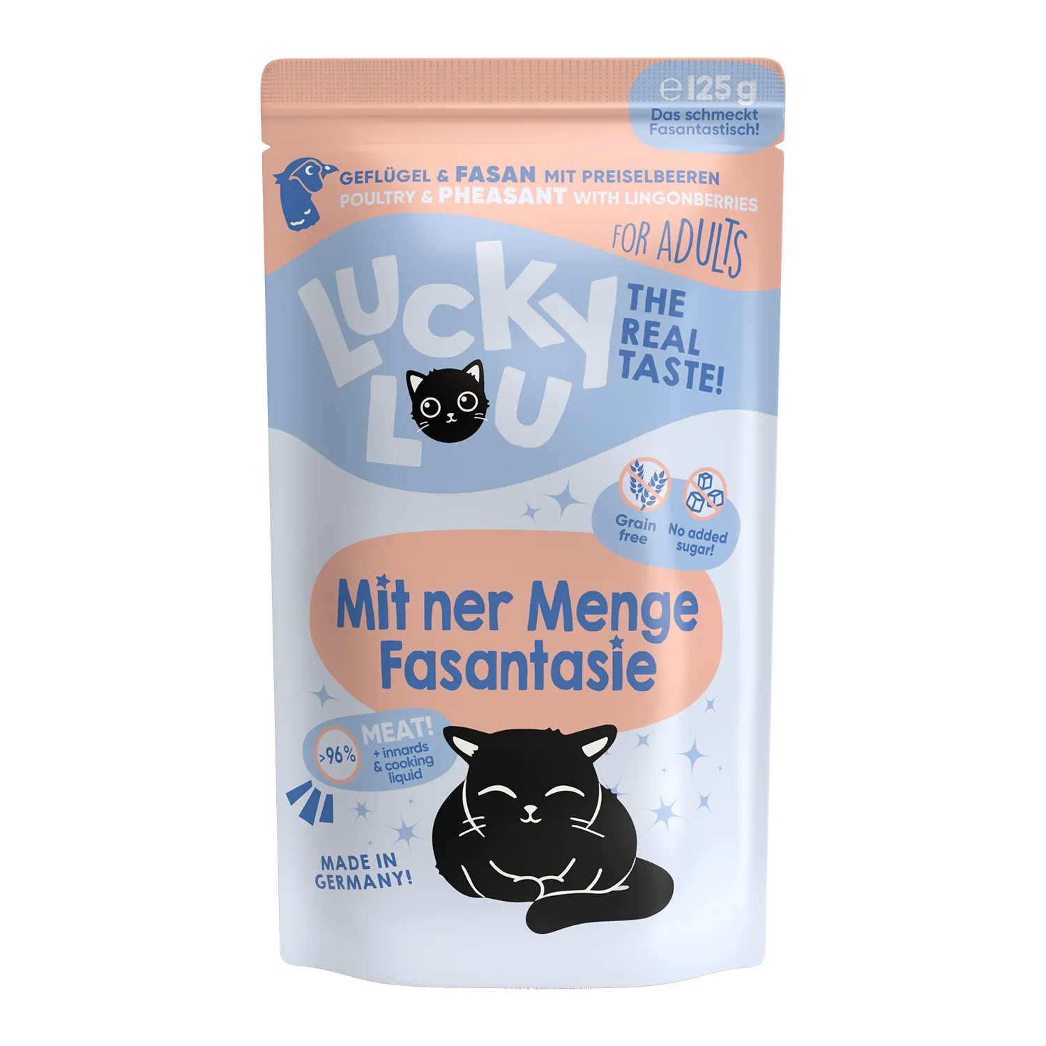 Lucky Lou Lifestage Adult Geflügel & Fasan Frischebeutel/Pouch