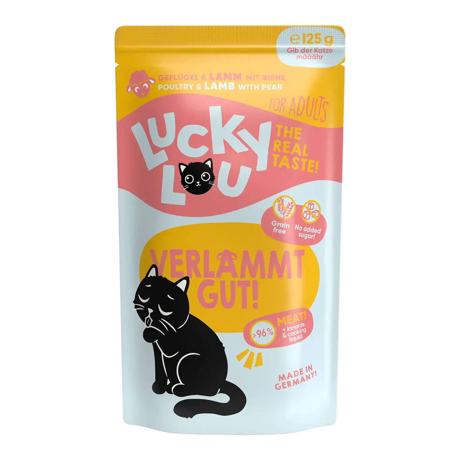 Lucky Lou Lifestage Adult Geflügel & Lamm Pouch/Frischebeutel