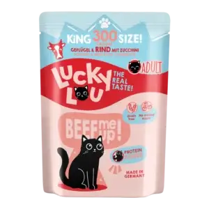 Lucky Lou Lifestage Adult Geflügel & Rind Pouch/Frischebeutel - 300g