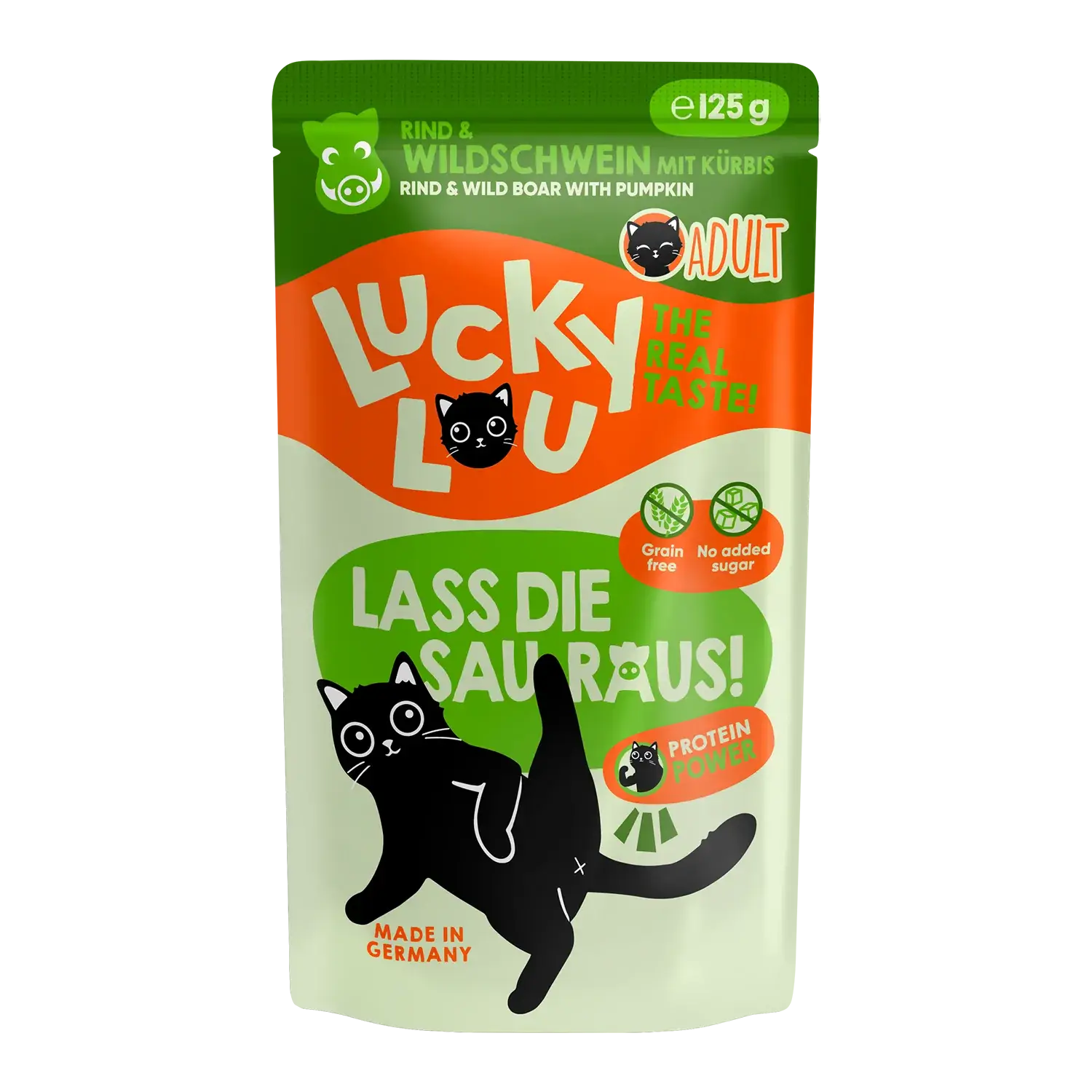 Lucky Lou Lifestage Adult Rind & Wildschwein Pouch/Frischebeutel