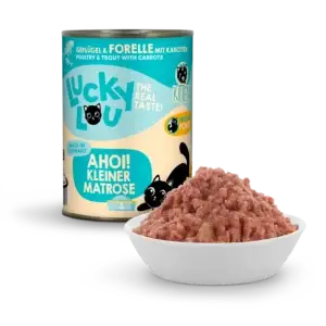 Lucky Lou Lifestage Kitten Geflügel & Forelle Dose - 400g