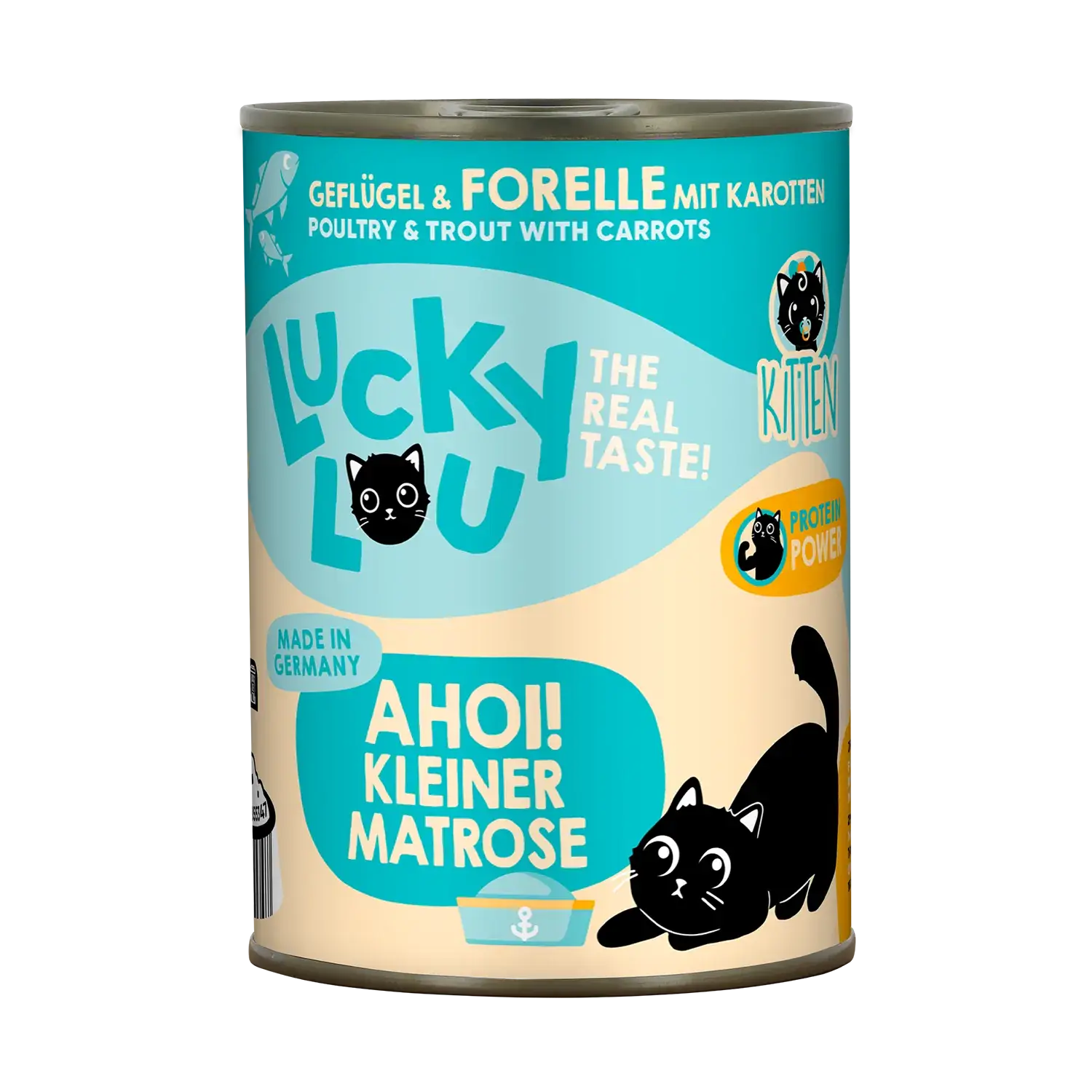 Lucky Lou Lifestage Kitten Geflügel & Forelle Dose