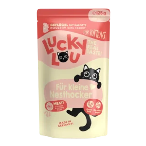 Lucky Lou Lifestage Kitten Geflügel Frischebeutel/Pouch