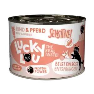 Lucky Lou Lifestage Sensitive Rind & Pferd Dose - 200g
