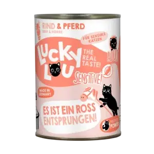 Lucky Lou Lifestage Sensitive Rind & Pferd Dose