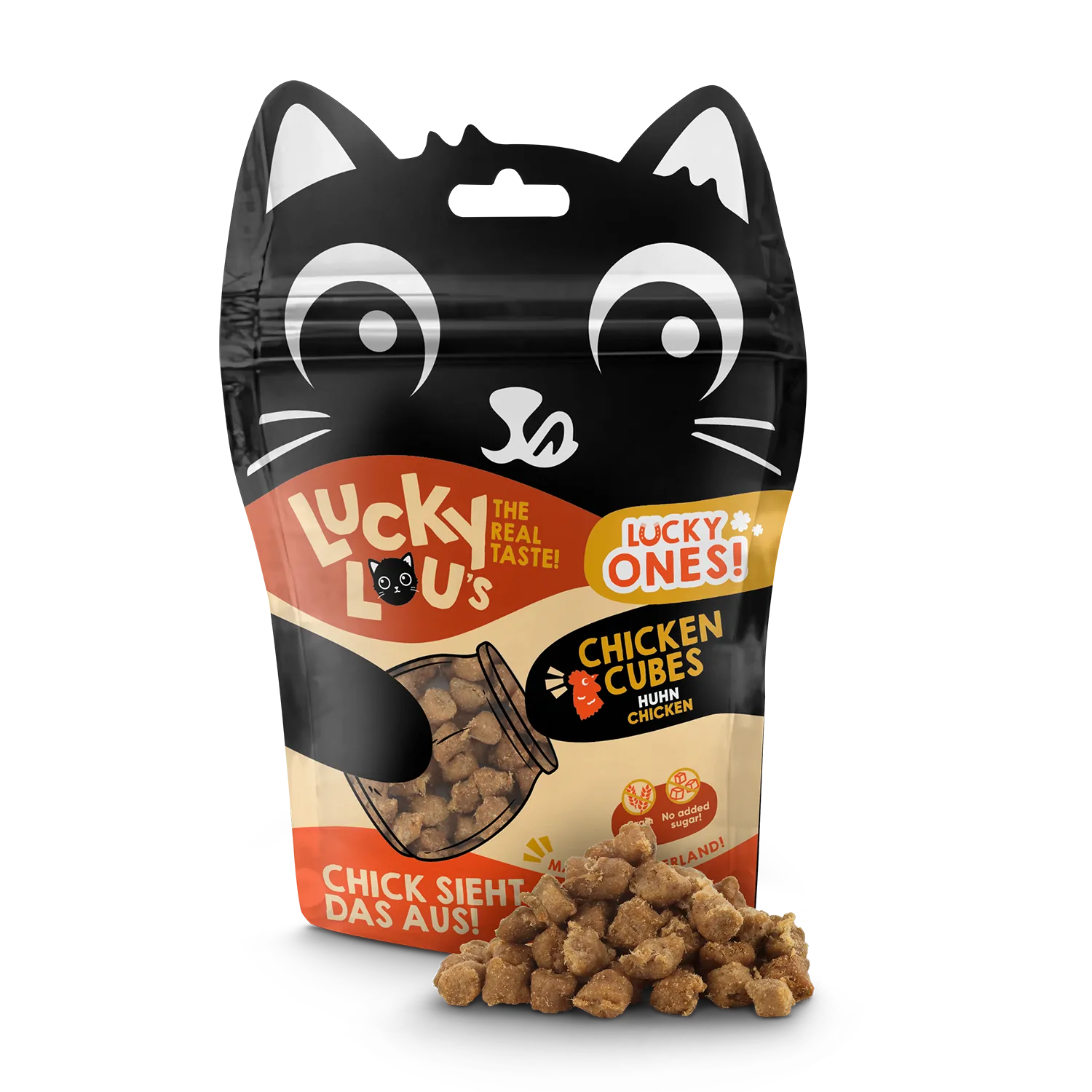 Lucky Lou Lucky Ones Cubes Huhn 80g – Bild 2