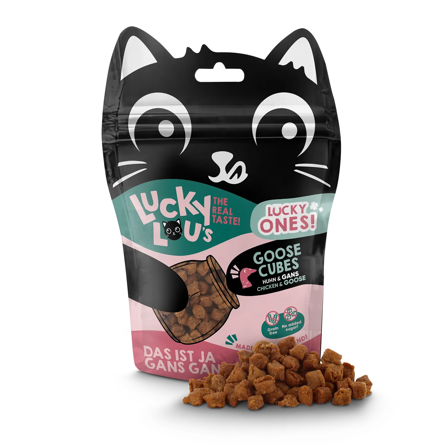 Lucky Lou Lucky Ones Cubes Huhn & Gans 80g – Bild 2