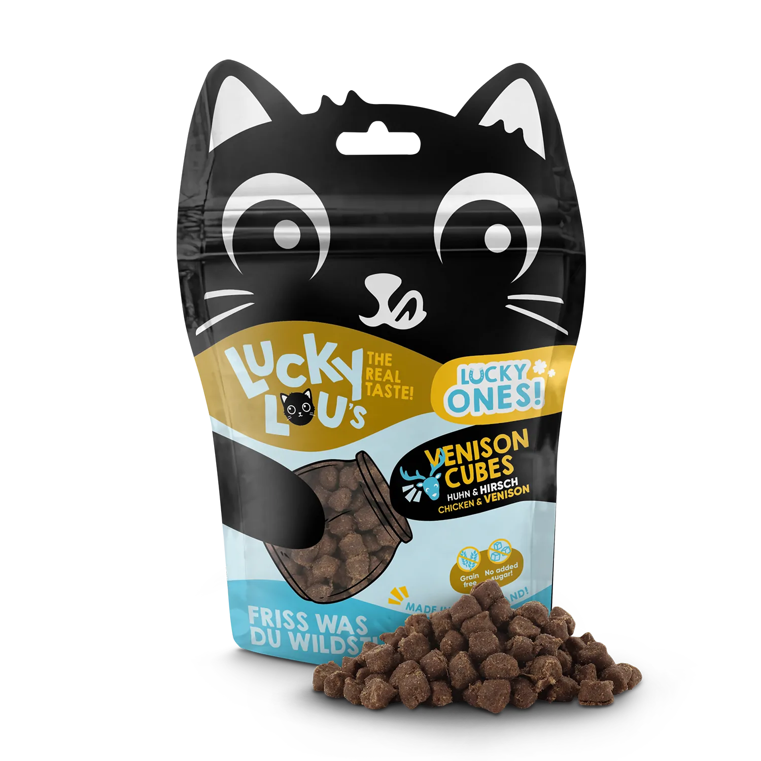 Lucky Lou Lucky Ones Cubes Huhn & Hirsch 80g – Bild 2