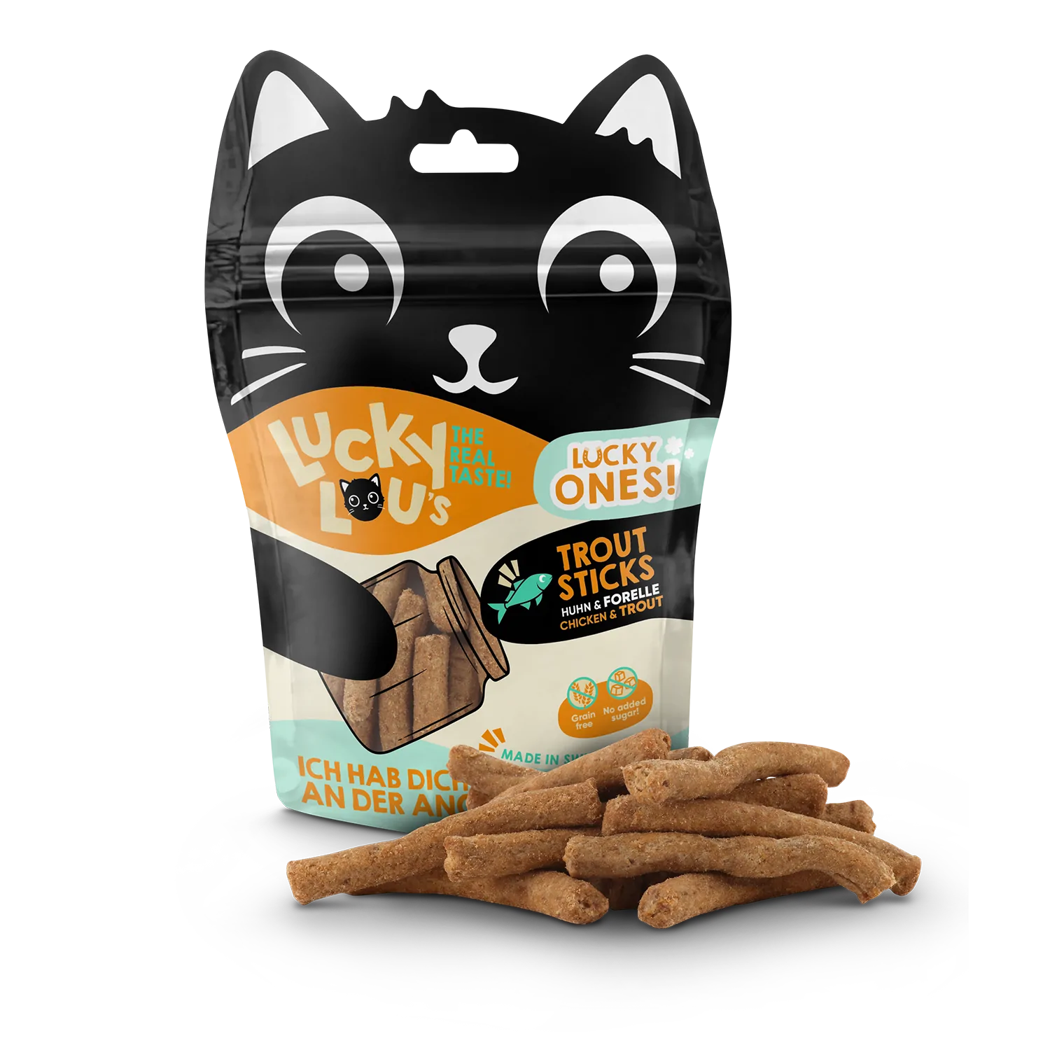 Lucky Lou Lucky Ones Sticks Huhn & Forelle 50g – Bild 2