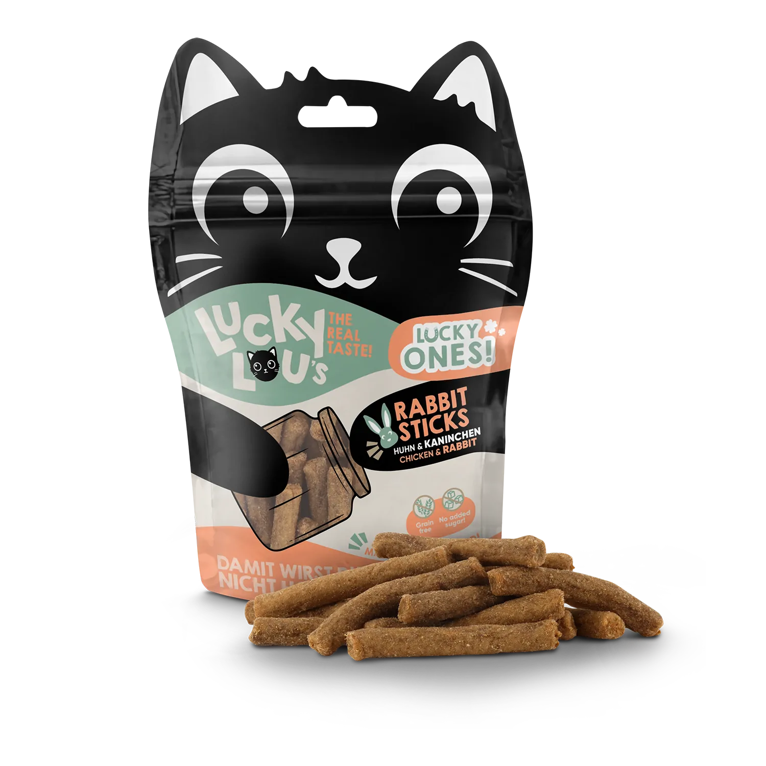 Lucky Lou Lucky Ones Sticks Huhn & Kaninchen 50g – Bild 2