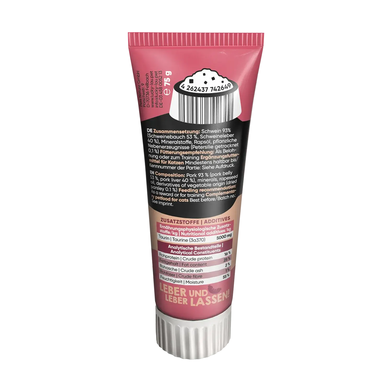 Lucky Lou Quetschkopf Adult Leberwurst & Petersilie 75g – Bild 3