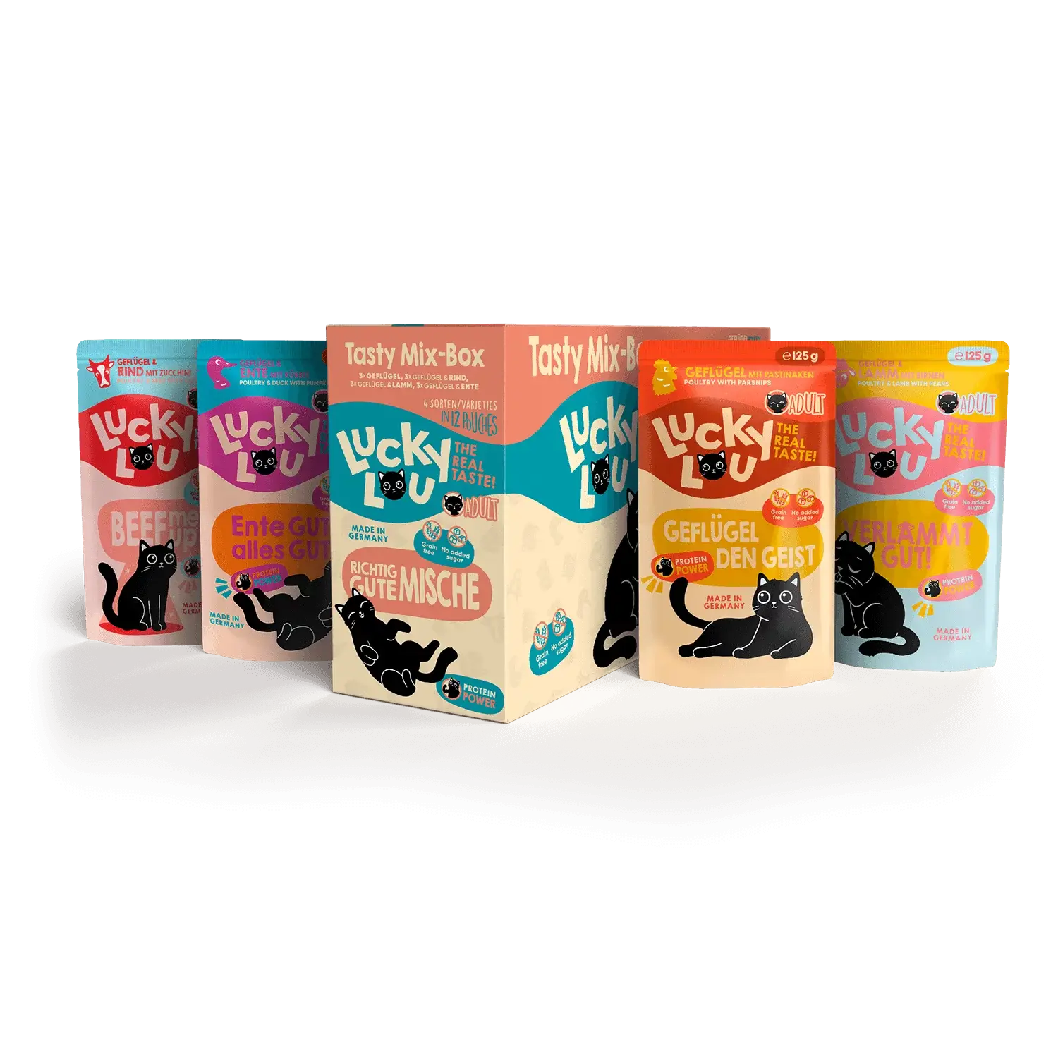 Lucky Lou® Lifestage Adult Tasty-Mix 12er-Pack 1,5kg – Bild 2