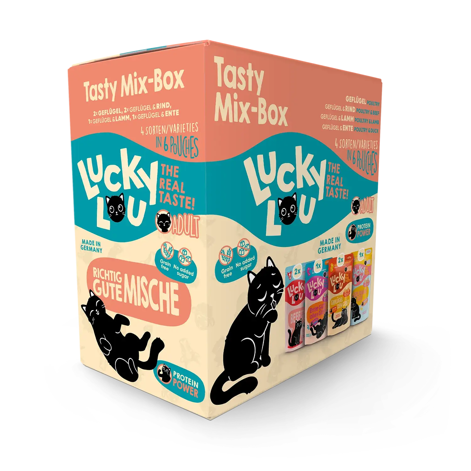 Lucky Lou® Lifestage Adult Tasty-Mix 6er-Pack / 6 x 125g