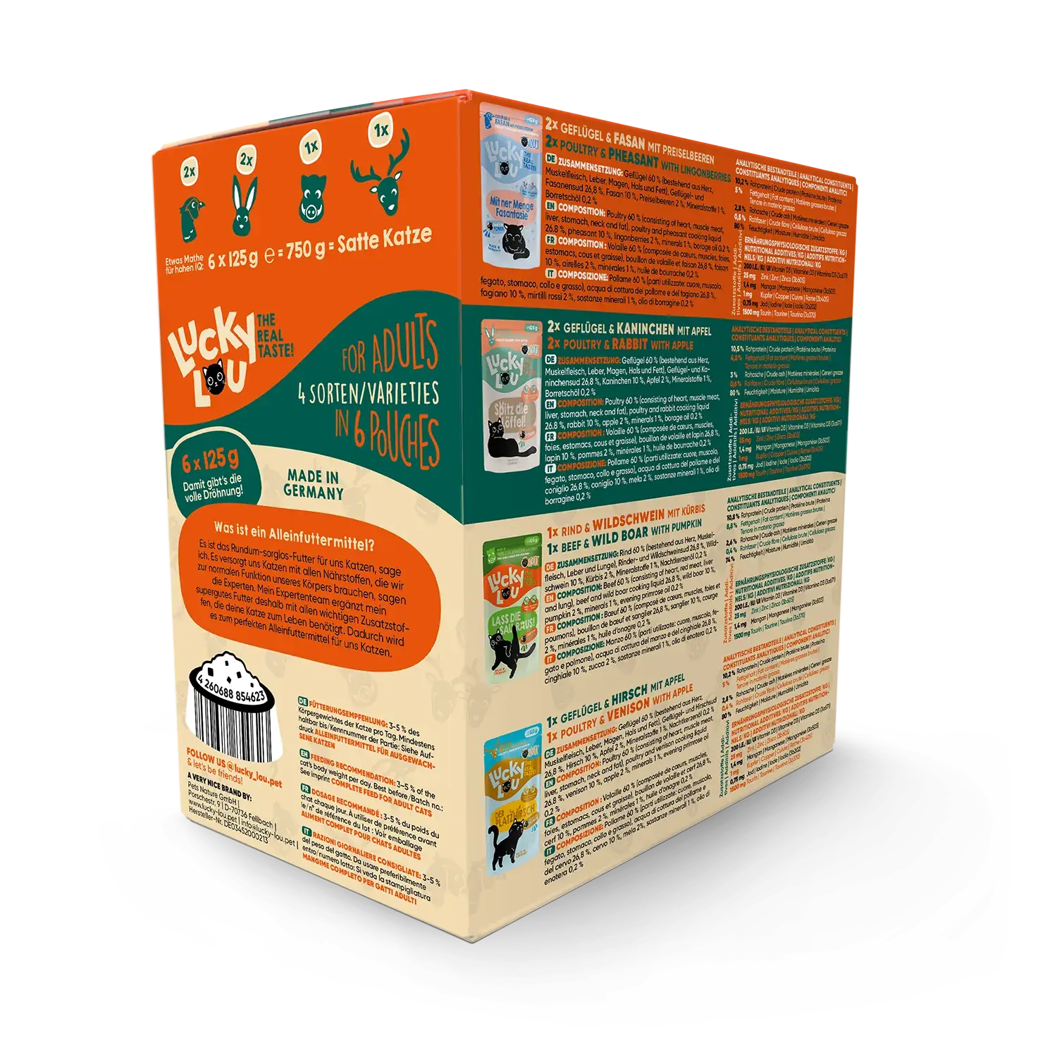 Lucky Lou® Lifestage Adult Wild-Mix 6er-Pack 750g – Bild 3
