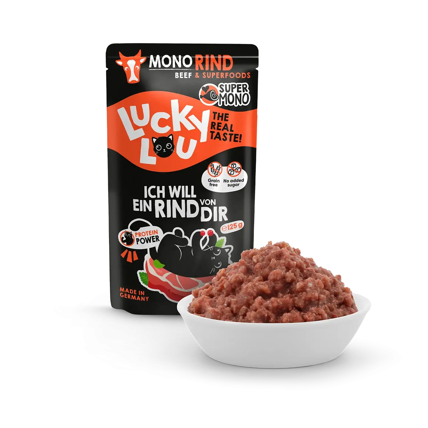 Lucky Lou® SuperMono Rind 125g Pouch/Frischebeutel – Bild 2