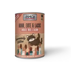 Mac's Cat Huhn, Ente & Lachs 400g