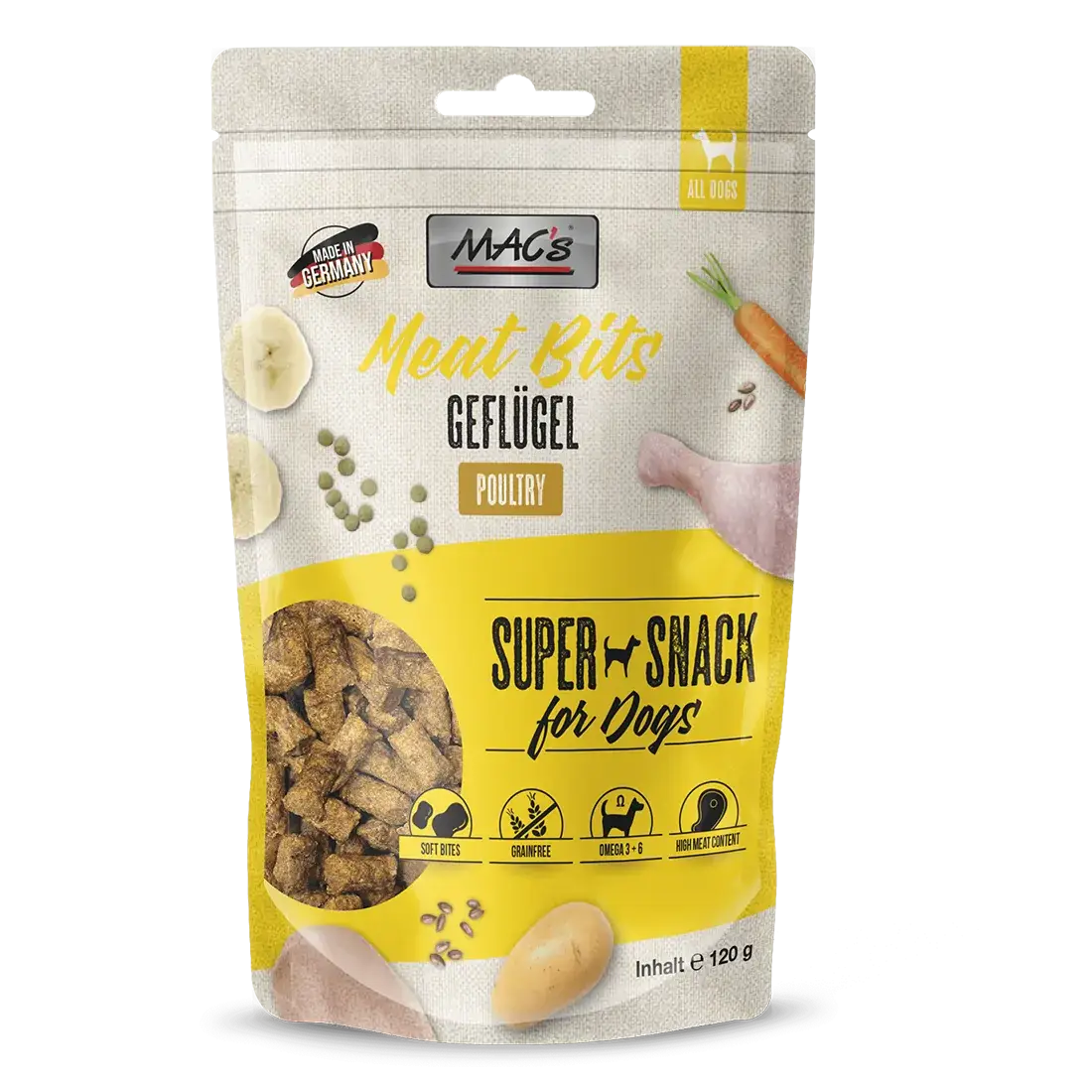 MAC's Dog Meat Bits Geflügel 120g