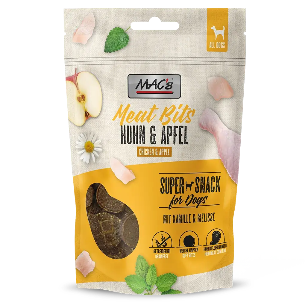 MAC's Dog Meat Bits Huhn & Apfel 90g
