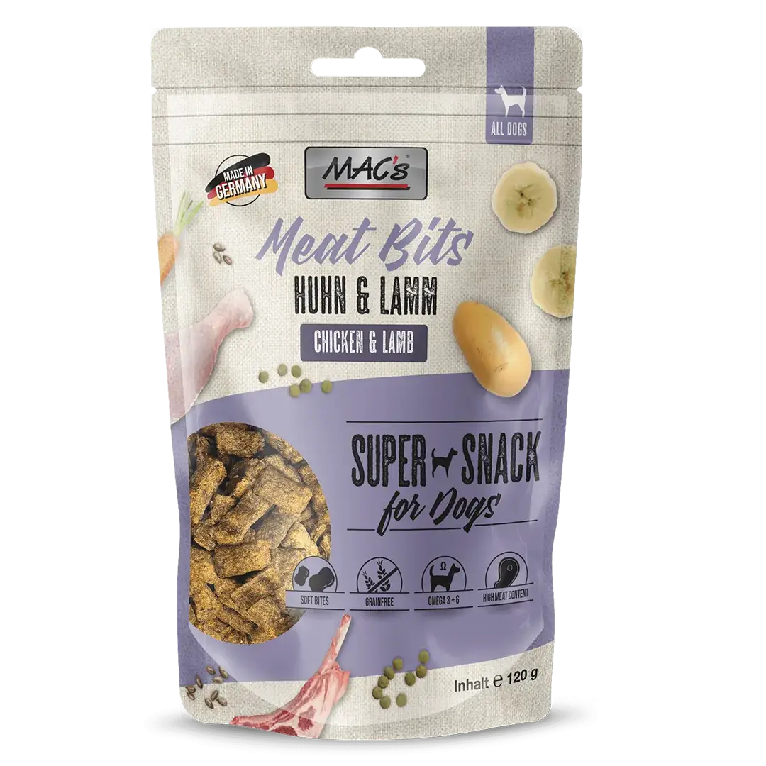 MAC's Dog Meat Bits Huhn & Lamm 120g