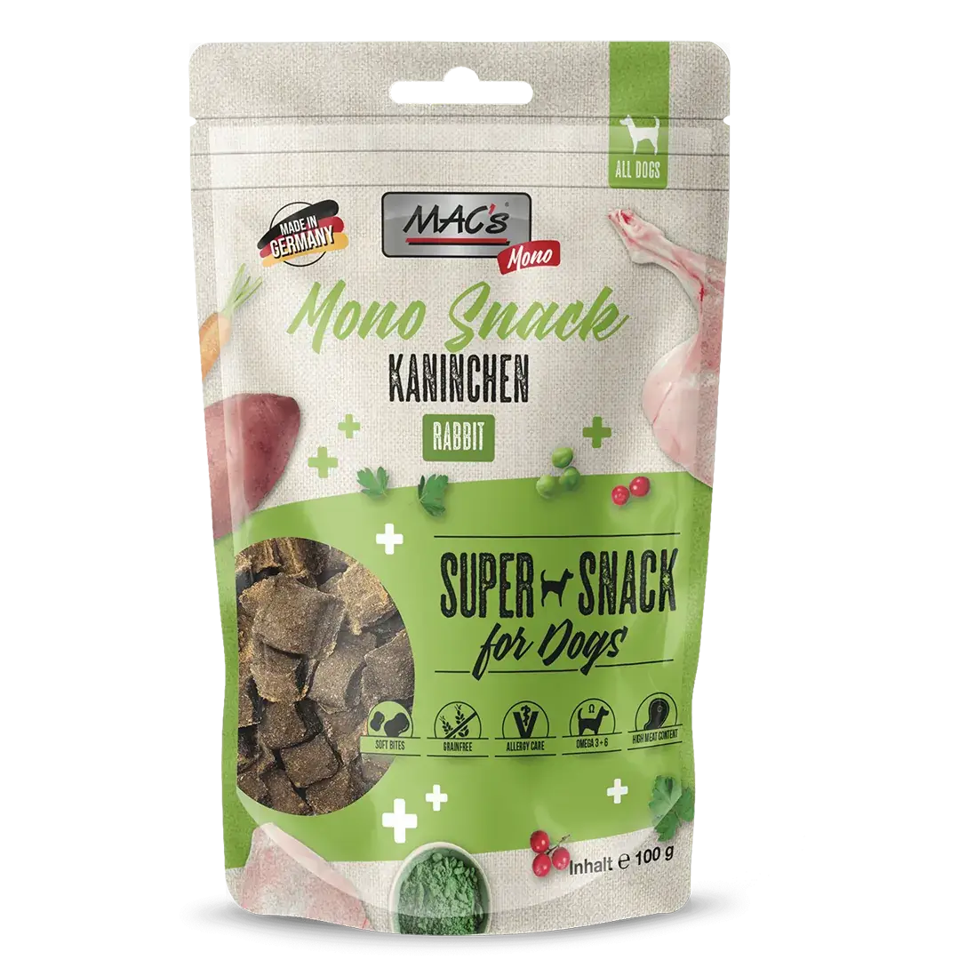 MAC's Dog Mono Snack Kaninchen 100g