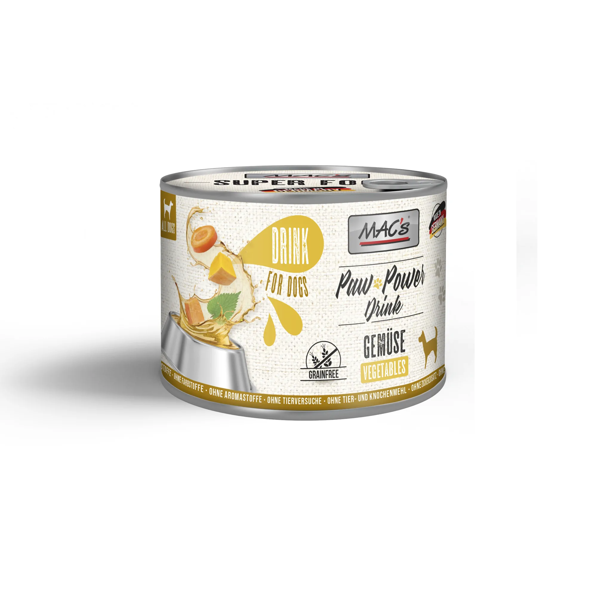 MAC`s Dog Paw Power Drink Gemüse 200g - Dose