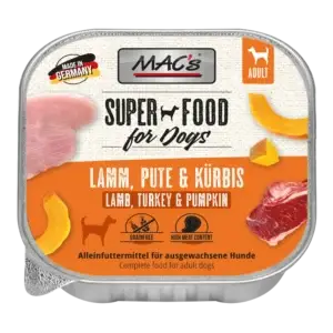 MAC's Dog Schale Lamm, Pute & Kürbis 150g