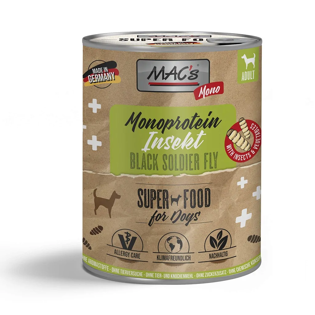 Mac's Dog Monoprotein Insekt - Dose