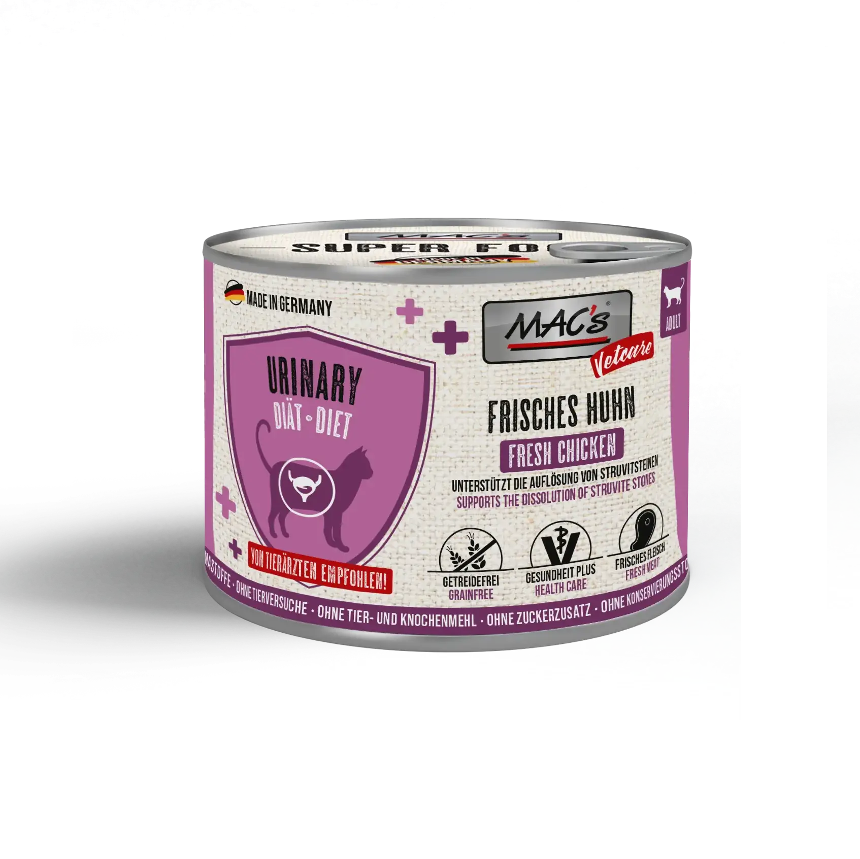 MAC's Cat Vetcare Urinary Huhn 200g
