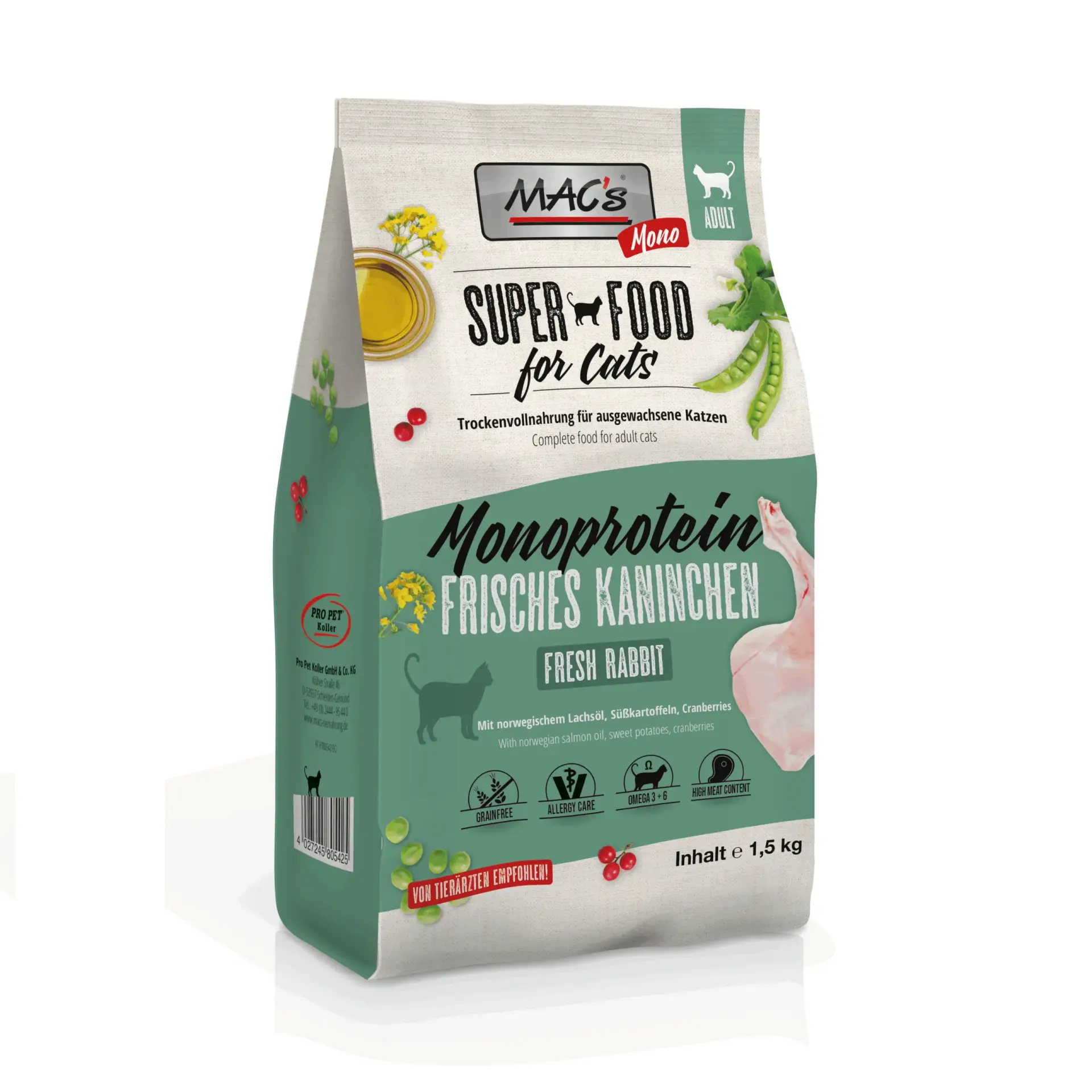 Mac´s Cat Mono - frisches Kaninchen