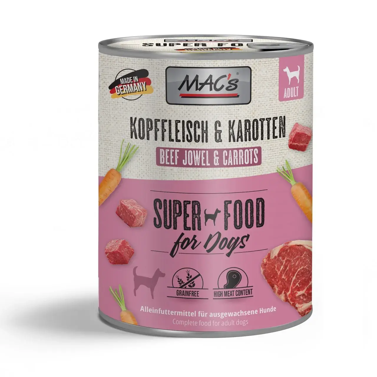 Mac´s Dog Kopffleisch & Karotten