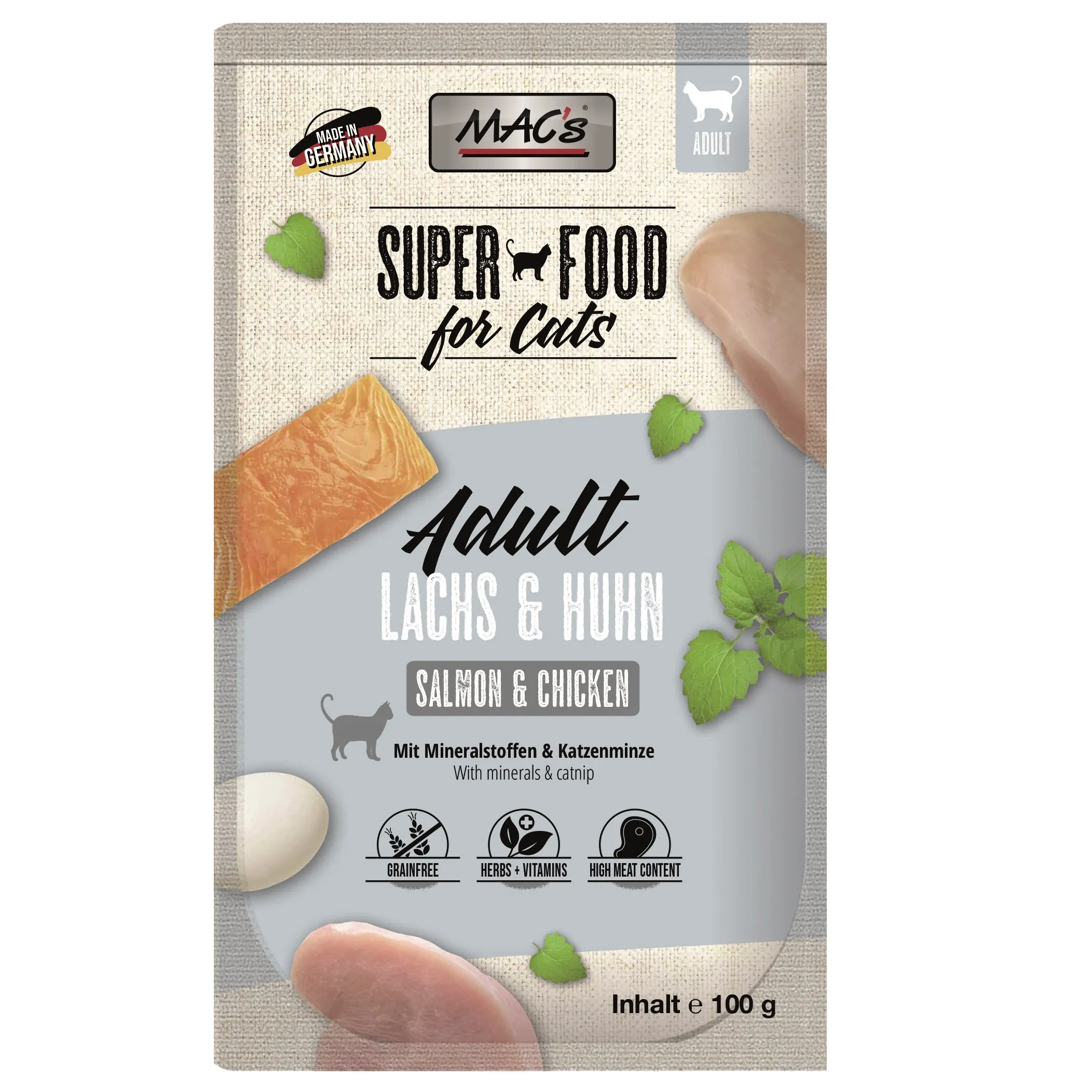 Mac´s - Katze Pouch - Lachs & Huhn