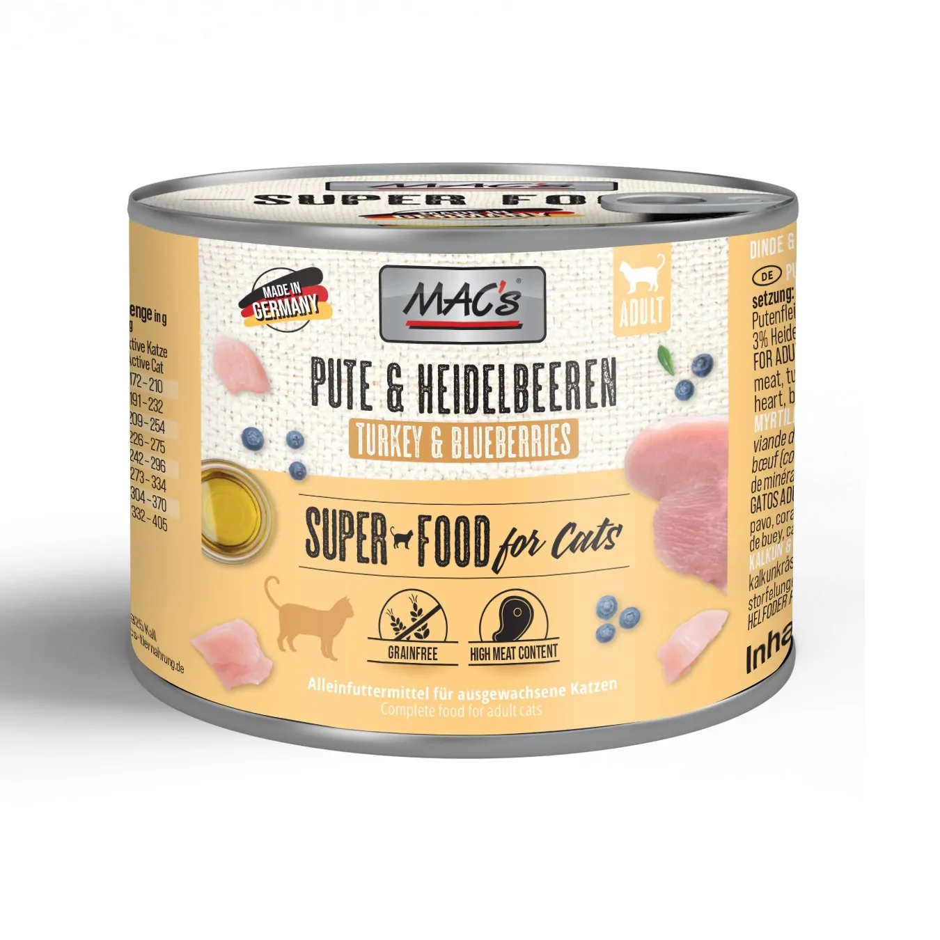 Mac´s Cat - Pute & Heidelbeeren