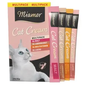 Miamor Cat Snack Cream Vielfalt Multipack 24x16g