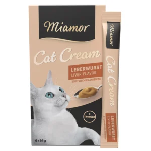 Miamor Cat Snack Leberwurst-Cream 6 x 15g