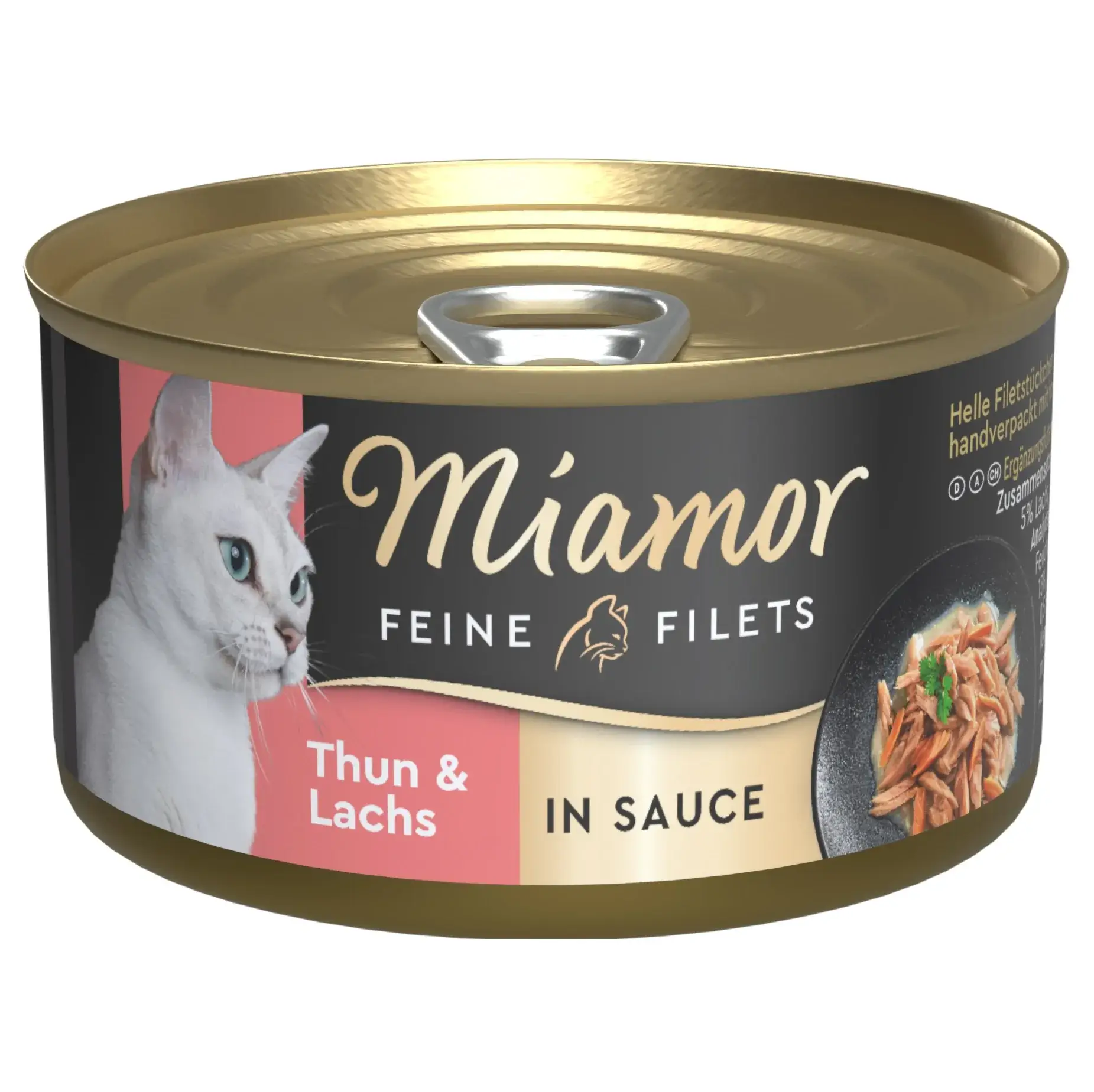 Miamor Feine Filets Thunfisch & Lachs in Sauce 85g