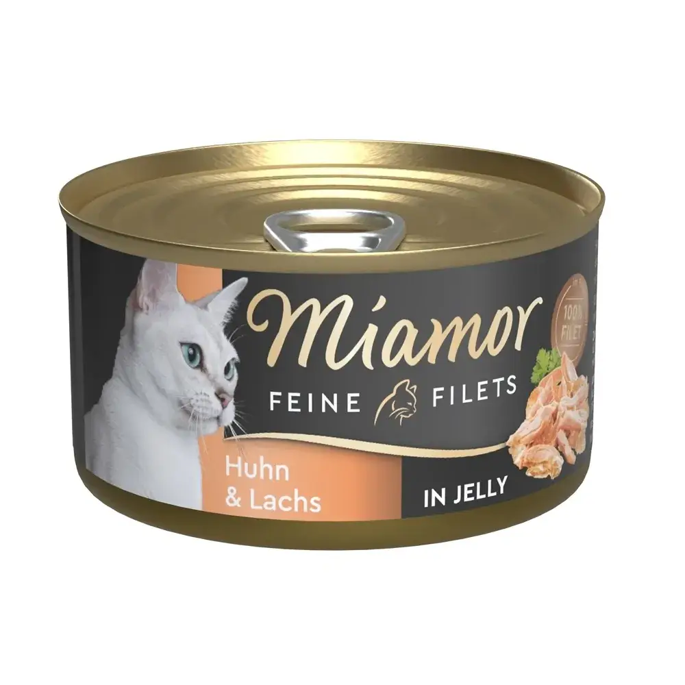 Miamor Feine Filets in Jelly - Huhn und Lachs 100g