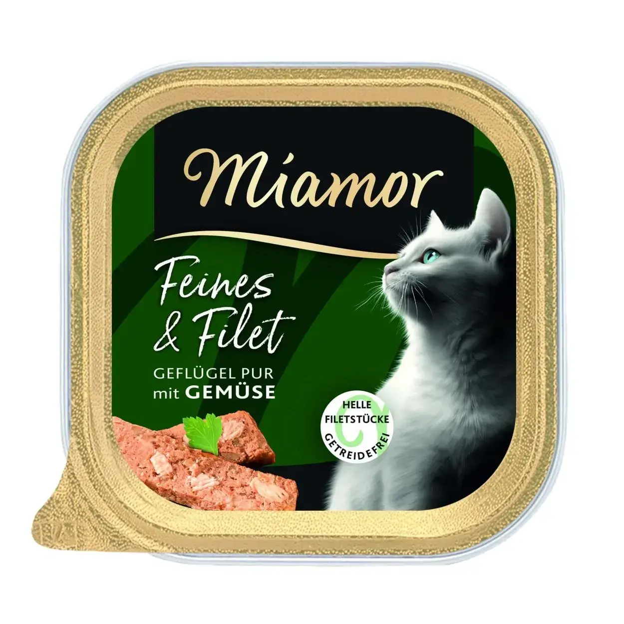 Miamor Feines & Filet - Geflügel Pur & Gemüse 100g