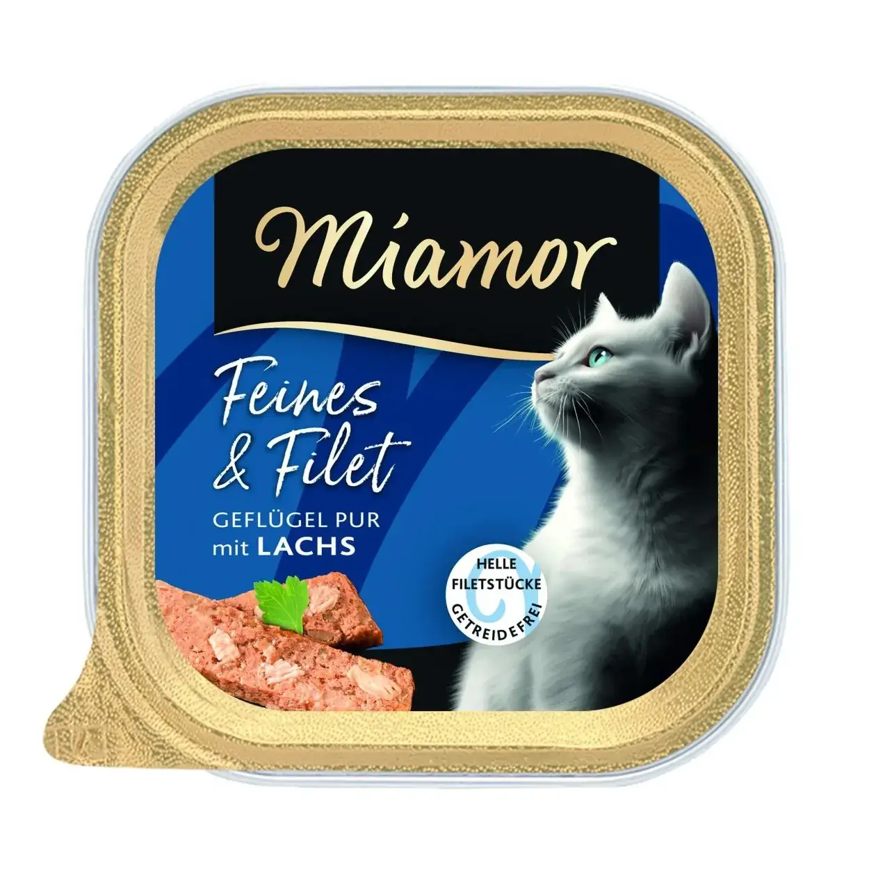 Miamor Feines & Filet - Geflügel Pur & Lachs 100g
